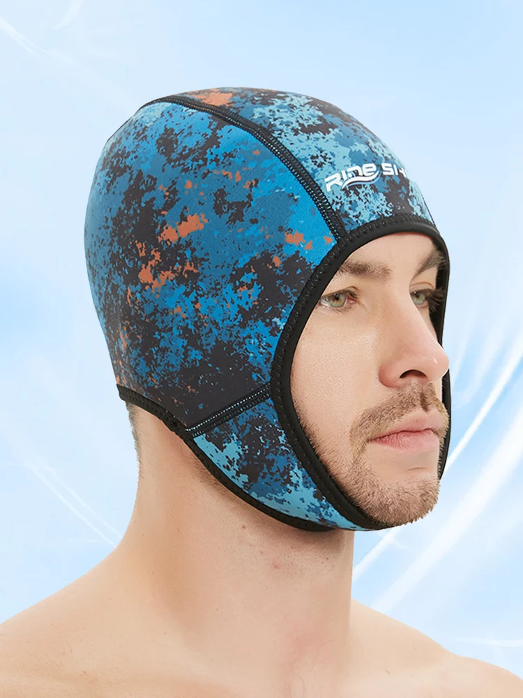 2 مللي متر النيوبرين الغوص هود الغوص هود لمط بذلة هود الحرارية هود تصفح غطاء رأس لركوب القوارب التجديف التجديف #4