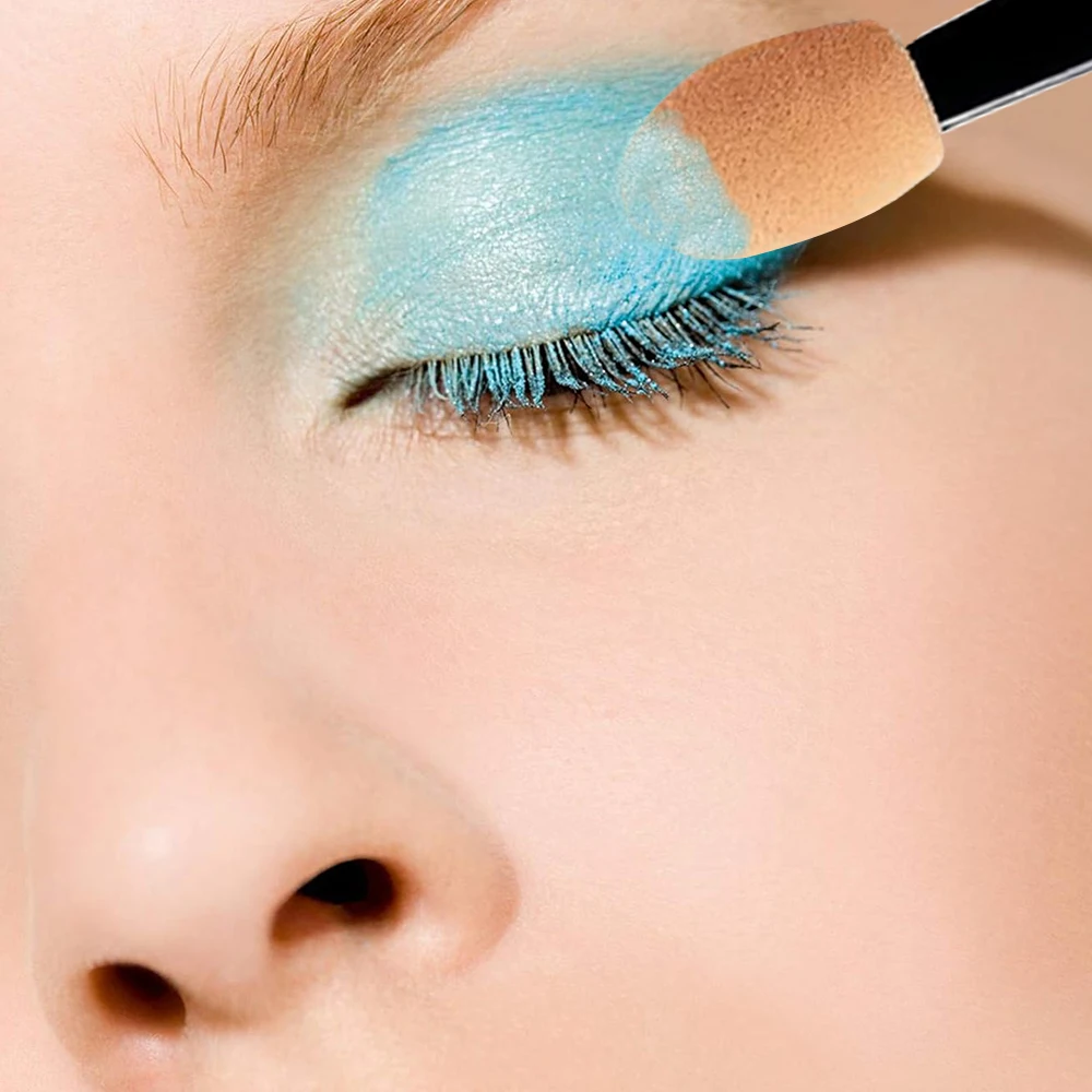 10/30/100pcs 더블 엔드 아이 섀도우 브러쉬 아이 섀도우 애플리케이터 6.2cm 메이크업 스펀지 브러쉬 여성용 화장품 뷰티 도구