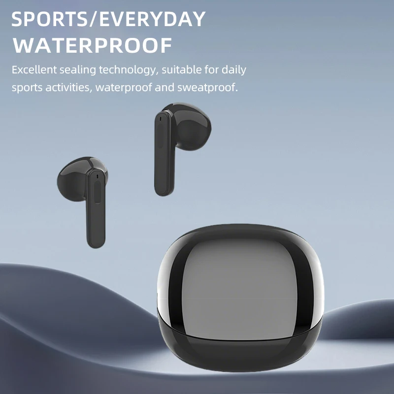 ANC Bluetooth-Ohrhörer mit Geräuschunterdrückung, tragbar, lange Akkulaufzeit, echte kabellose In-Ear-Kopfhörer, wasserdichte Sport-Headsets TWS