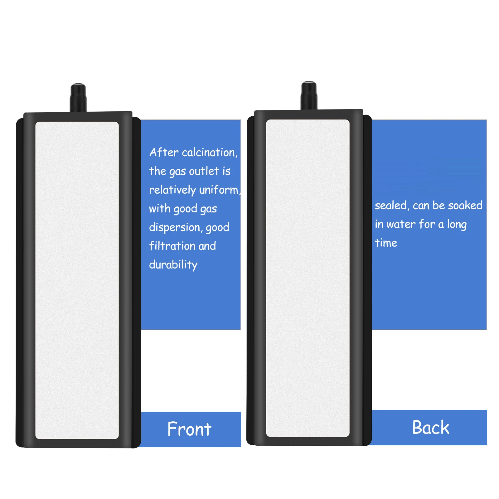 

Stone Durable Fish Tank Aquarium Hydroponics Nutrient Tanks Bubble Diffuser Oxygen Pump Aeration Frosted Smooth