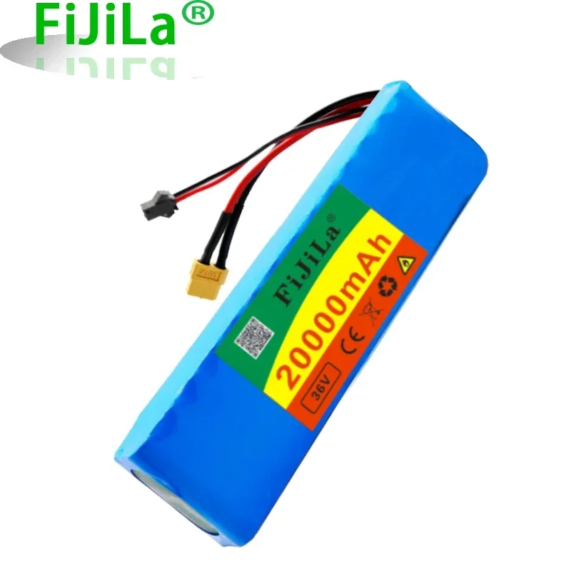 Imagem -02 - Bateria de Lítio para Trotinette Elétrico da Bicicleta Bateria de Ebike com Bms Poder Superior 36v 20ah 250 w 500w 20000mah 42v 10s2p 18650