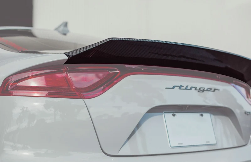 

Подходит для Kia Stinger Style Задний спойлер Крыло Углеродное волокно Углеродное волокно