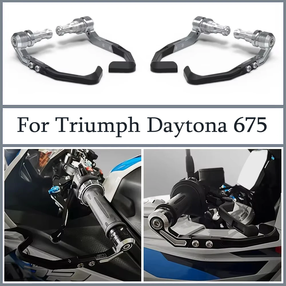 

Motorcycle handlebar brake clutch guard rod CNC protection device for Triumph Daytona 675 2011-2016
