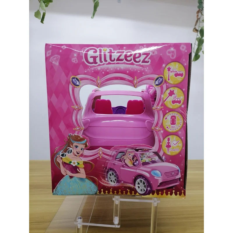 Genuine Glitzeez Radio Remote Control Car Figure Cute Doll Pretend Play Toy Children Present