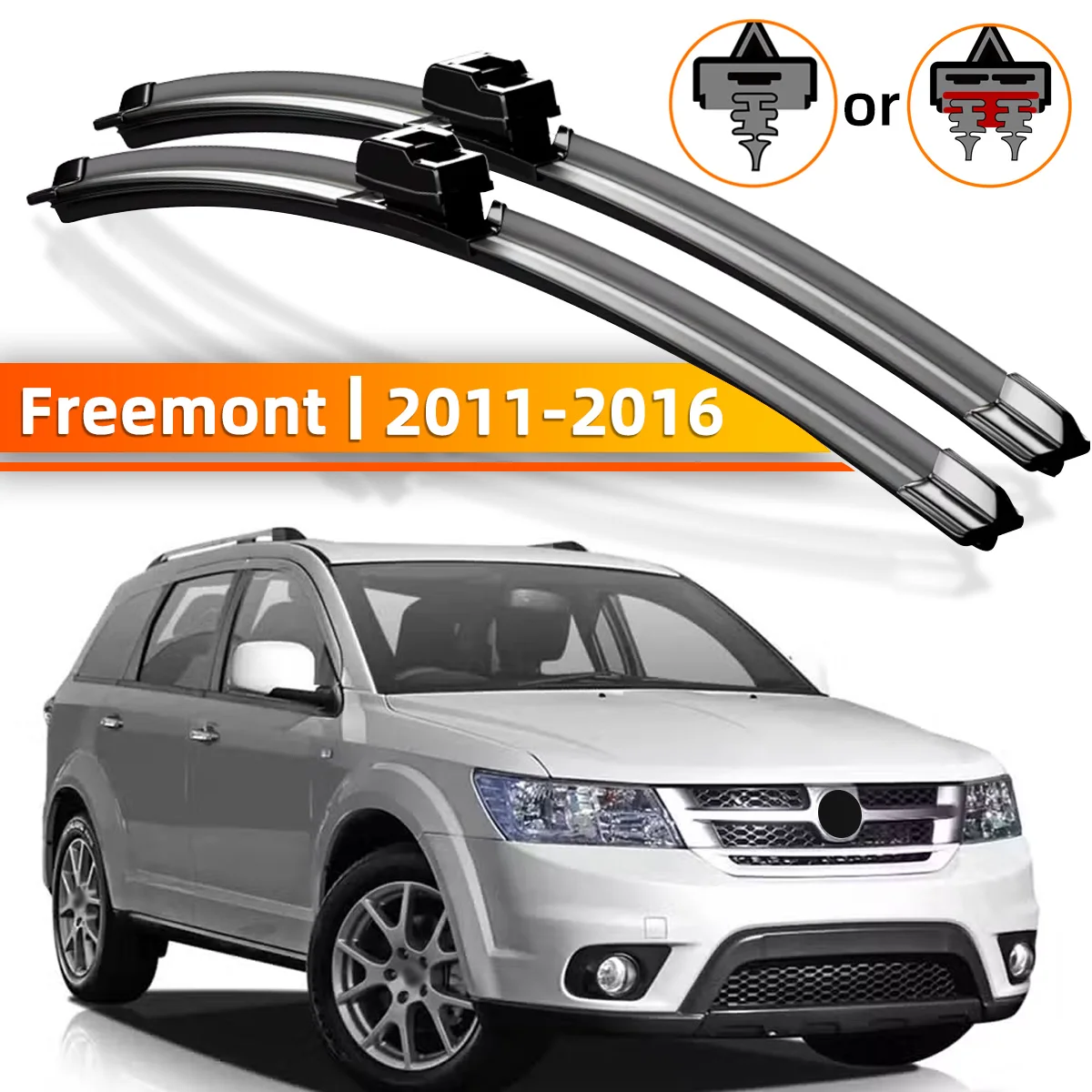2PCS Scheibenwischerblätter Geeignet Für Fiat Freemont 2011-2016 Windschutzscheibe Zubehör 2012 2013 2014 2015 Automotive Teile