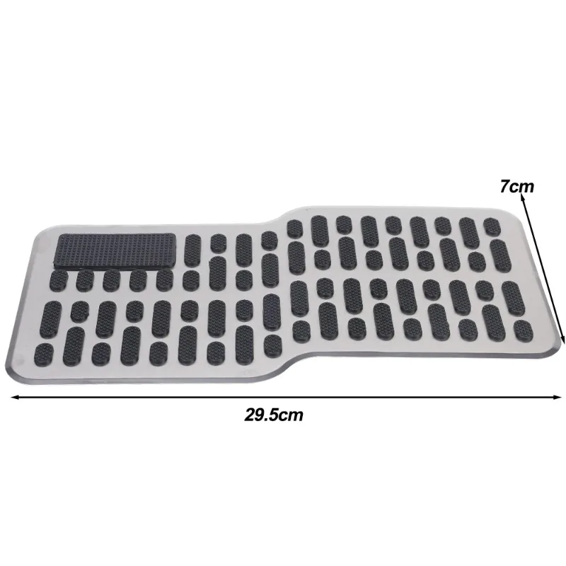 Stainless Steel Pedal Car Wear Pedal Thickened Pedal Plate Main Driver Non-slip Foot Mat Metal Protective Foot Mat Car Part