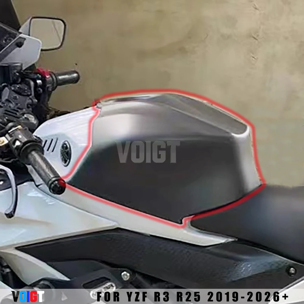 YZF R3 Fuel Gas Tank Cover Protection Guard Fairing Fit For Yamaha YZFR3 YZF-R3 YZF-R25 YZFR25 2019-2026 Gas Tank Cover Fairing
