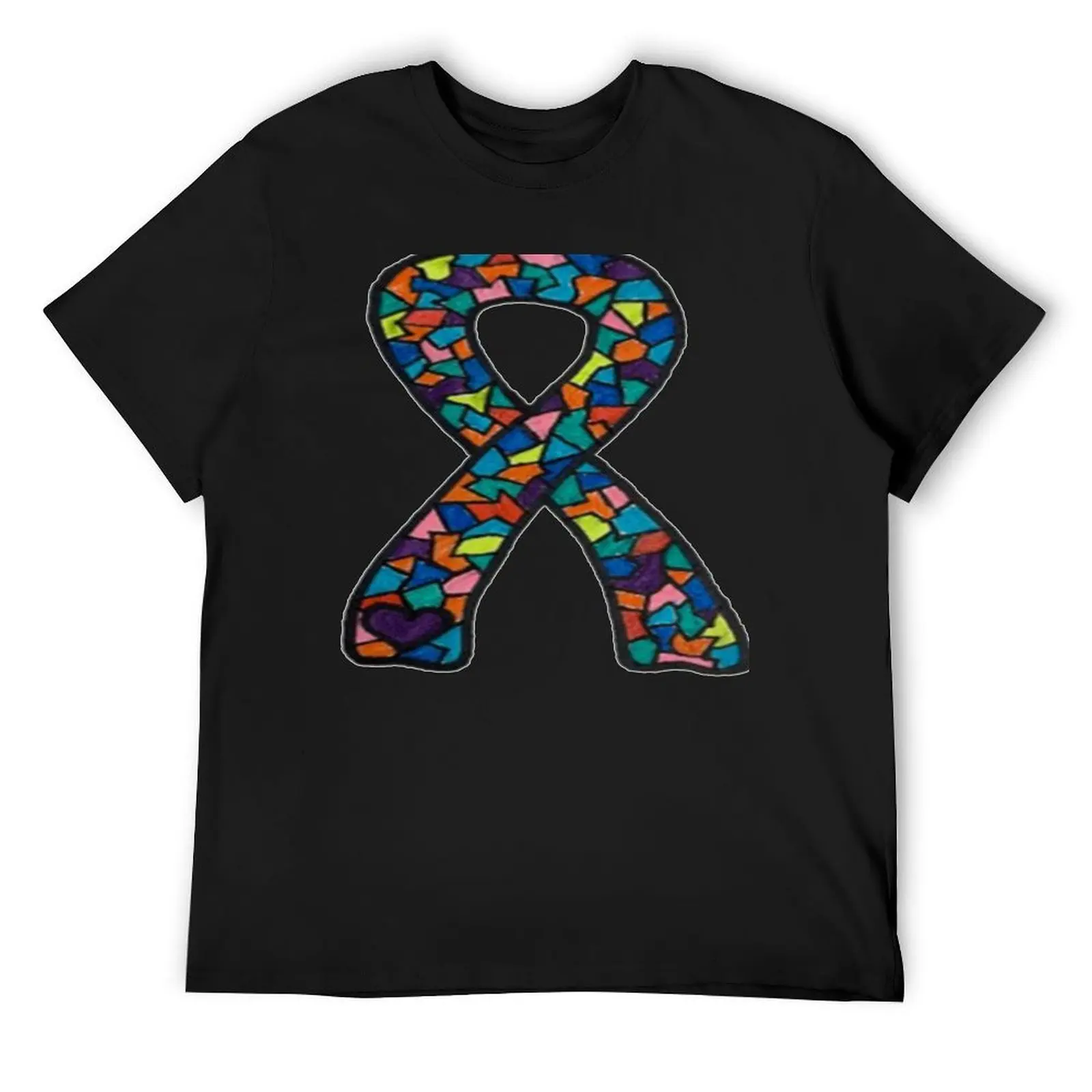 

Dissociative Identity Disorder DID Multiple Personality Disorder MPD Awareness Ribbon (Hand Drawn) T-Shirt