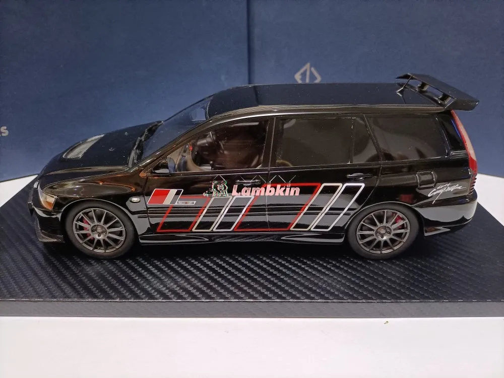 Motor Conversão Touring Car Modelo para Mitsubishi Evo9 Varia, Black Lancer IX, 1:18