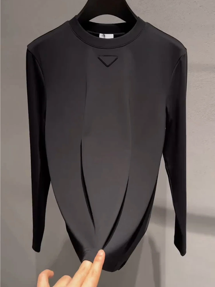 

Мужская футболка с длинным рукавом из высококачественного хлопка: комфортная, приятная к телу, базовая модель, модная.