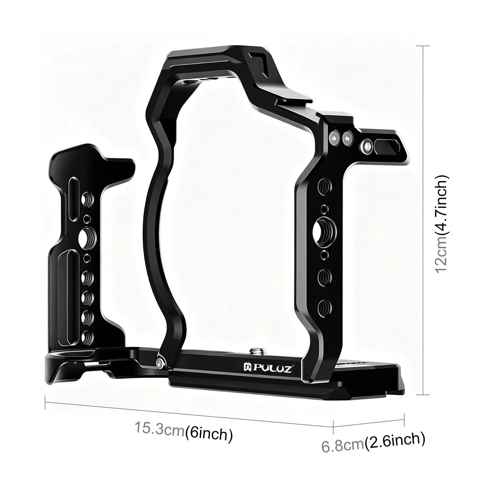 Für Canon EOS R6 III PULUZ Live-Streaming-Kamerakäfig Aluminium-Erweiterungsrahmen für Canon EOS R6 III – Detail 5