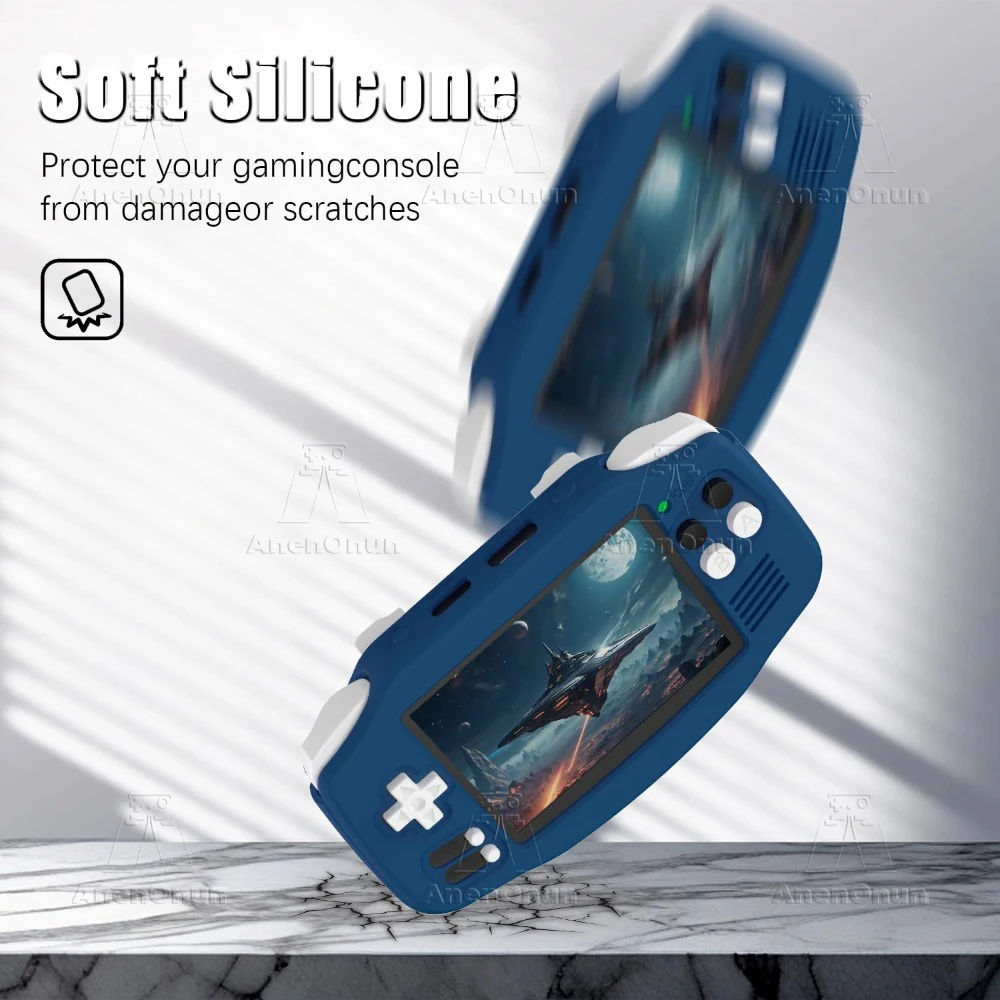 Silikonhülle für RG34XX mit Trageband, sturzsicher, kratzfest, rutschfester Griff, hochwertige, langlebige, rundum schützende Softshell-Hülle – Detail 8