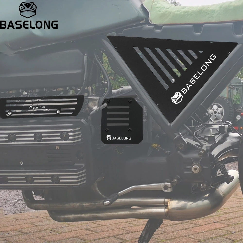 For BMW K1100 K100 K75 Cafe Racer 1982-1995 Side Frame Side Panel Protector Radiator Grille Motorcycle Body Decorative Covers