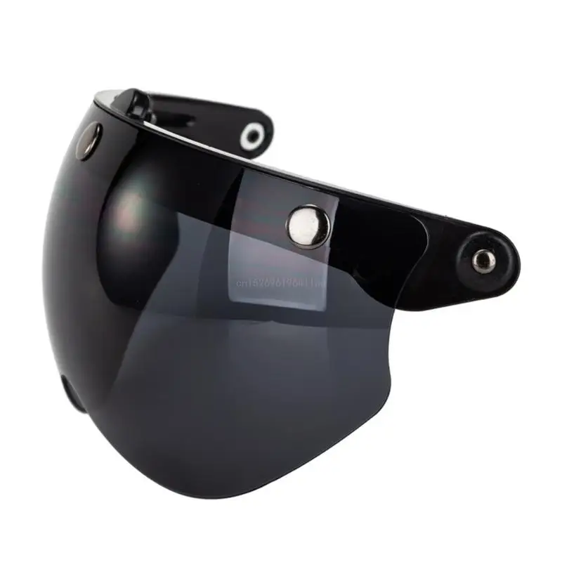 Bubble Helmet Visors for Universal Retro 3 Vintage Scooter Open Face & HalfHelmets Anti Scratch Universal Fitting