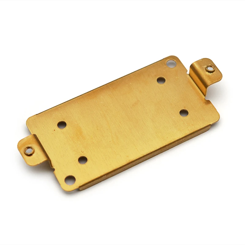 10Pcs Blade Style Polepiece for Line Bobbin Humbucker Pickup Metal Slug Rod Chrome/Gold 4.5MM