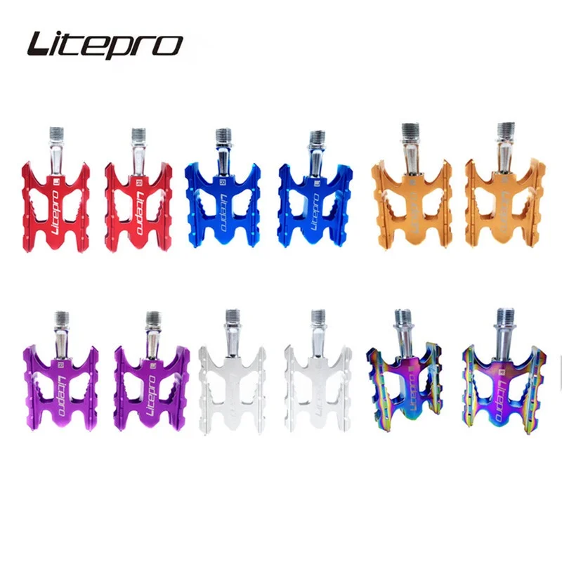 Litepro MTB Road Bicycle K3 Pedal Folding Bike Pedal Lightweight Aluminum Alloy 412 Bearing Pedal