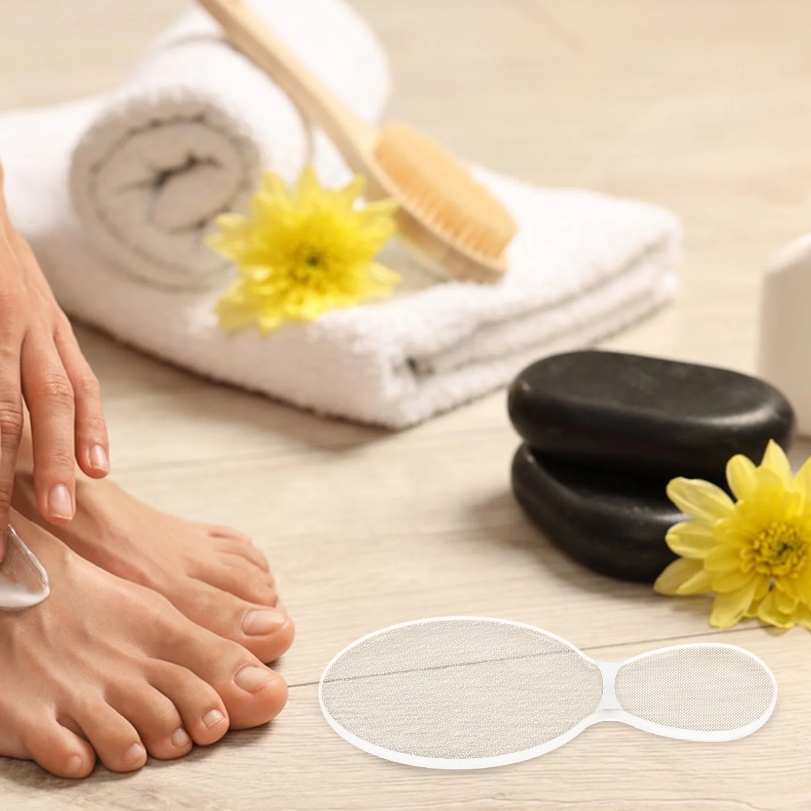 

2Pcs Nano Glass Foot File Hard Skin Remover Pedicure Tool for Dry Cracked Heels Thick Skin Exfoliator Foot Care