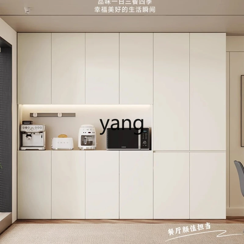 

LH solid wood dining side cabinet integrated living room modern multi-functional cabinet storage cabinet