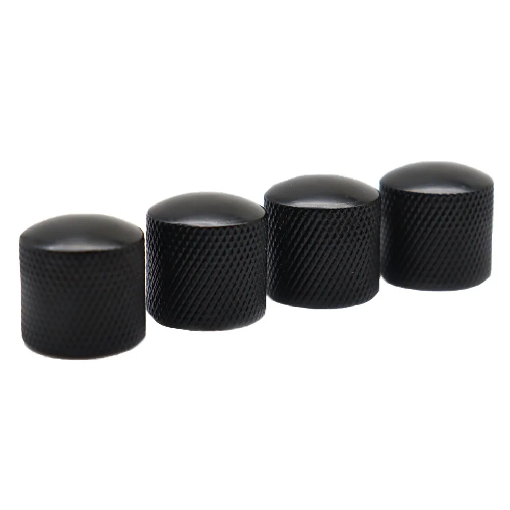 

4pcs Metal Dome Tone Guitar Volume Tone Knobs Potentiometer Control Knobs For Electric Guitar Bass ø6mm