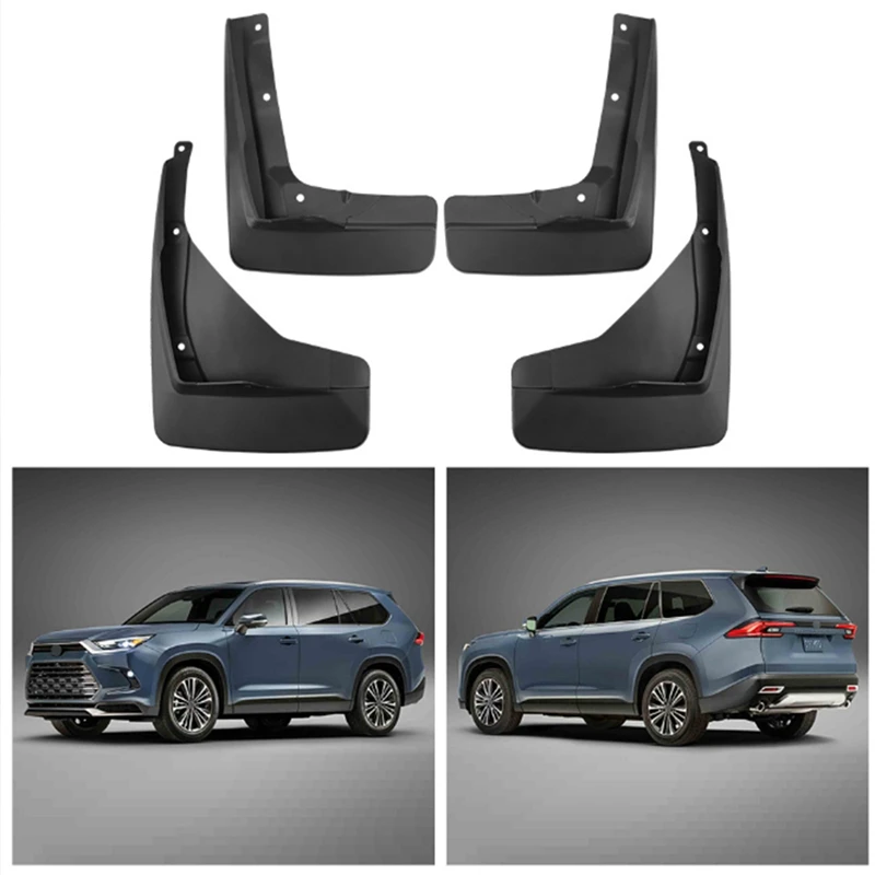 Car Mud Flaps For Toyota Grand Highlander 2024 Fender Mud Guard Flap Splash Flaps Accessories