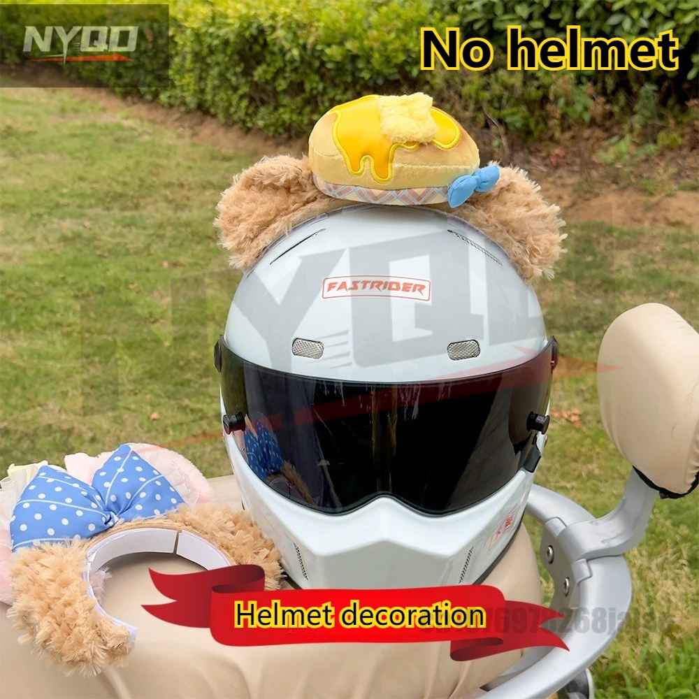 

New Cute Motorcycle Helmet Butterfly Knot Women's Decorative Off road Motorcycle Helmet Stickers Accessories Role Player Styling