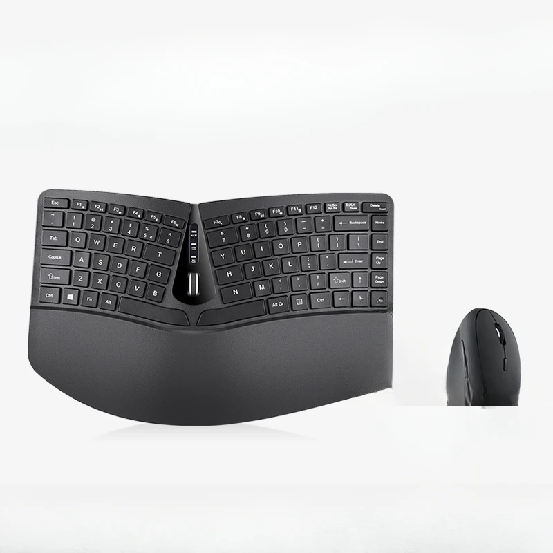 

606 Wireless Keyboard and Mouse Set Ergonomic Vertical Mini Business