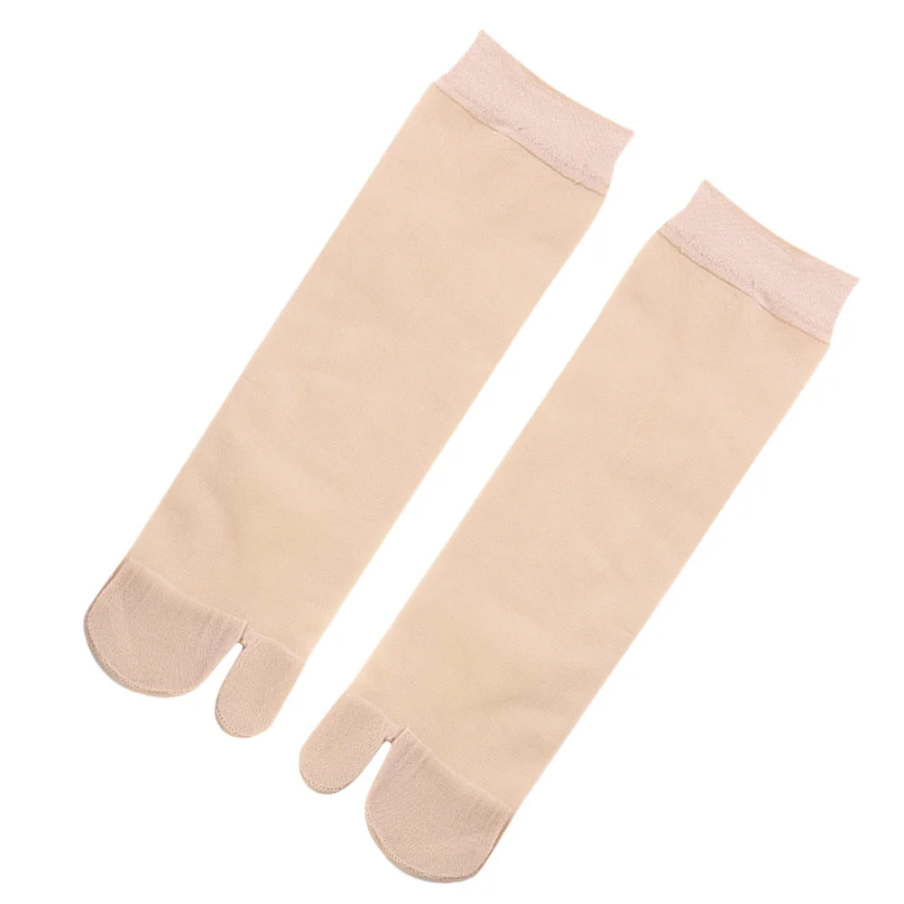 1 زوج سبليت تو الجوارب قصيرة خمسة أصابع امتصاص العرق إزالة الروائح الكريهة الجلد ودية للجنسين رقيقة جورب للرجال النساء الصيف الوجه