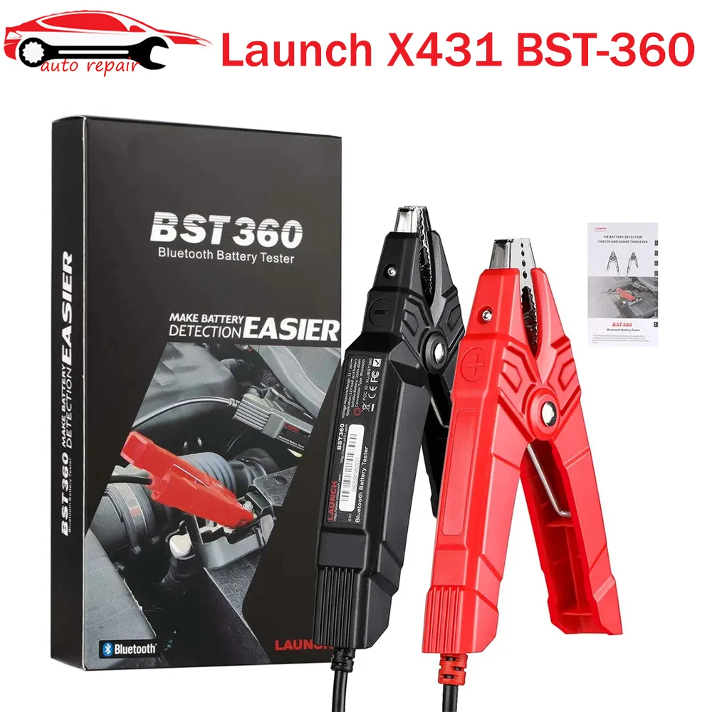 LAUNCH X431 BST360 Test Battery Analyzer BST-360 6V 12V Voltage Battery Tester Charging For X431 V/V+/PRO3S+ Adnroid / IOS Phone