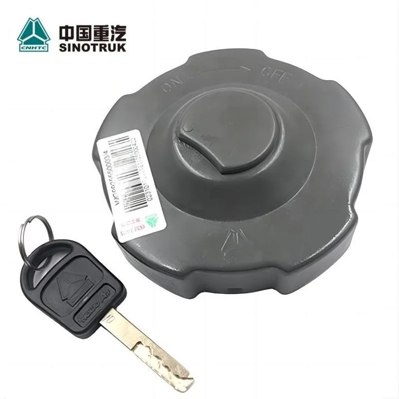 Sinotruck HOWO T7H Truck Fuel Tank Cover CAP WG9925550003 Two Key for Diesel Tank Lock Cover For Sinotruk Spare Parts