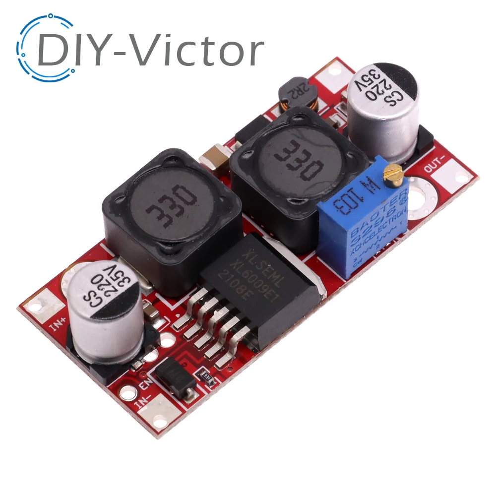 Boost Buck DC-DC Adjustable Step Up Down Converter XL6009 Power Supply Module 20W 5-32V to 1.2-35V High Performance Low Ripple