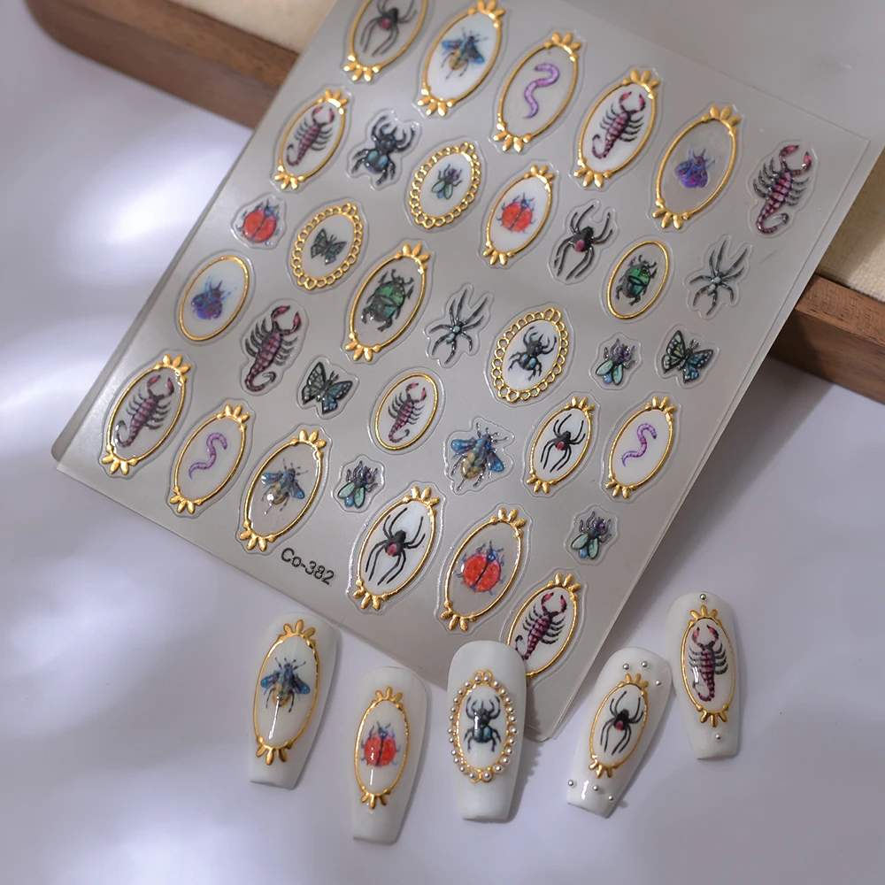 1-шт-милые-насекомые-бабочки-пауки-ins-стиль-рельефные-5d-матовые-наклейки-для-ногтей-наклейки-для-ногтей-серия-горячего-тиснения