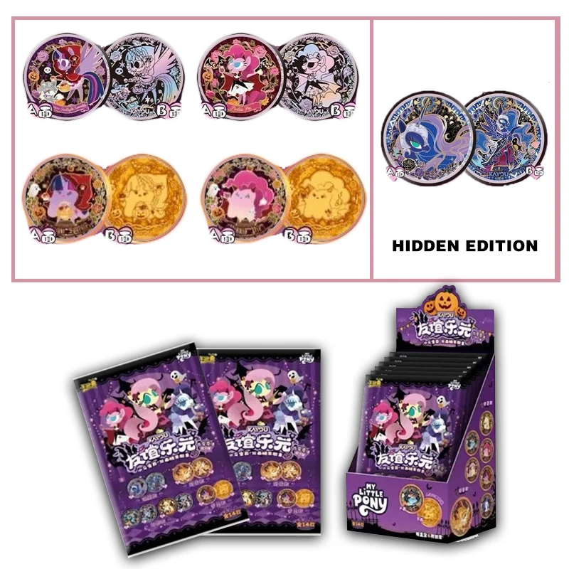 

В наличии Оригинальный KAYOU My Little Pony Двусторонний значок конфет Звезда Фэнтези Версия Первая пуля Аниме Персонаж Детские игрушки Подарки