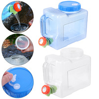 3L Portable Water Container Multifunction Water Storage Carrier Leakproof Water Storage Container for Hiking Self-Driving Tour