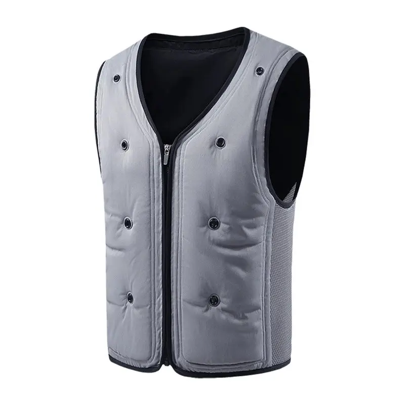 A29Z-Summer Water Infused Evaporative Cooling Vest Men's Stay Cool Ultimate Cooling Outdoor Heat Work Vest