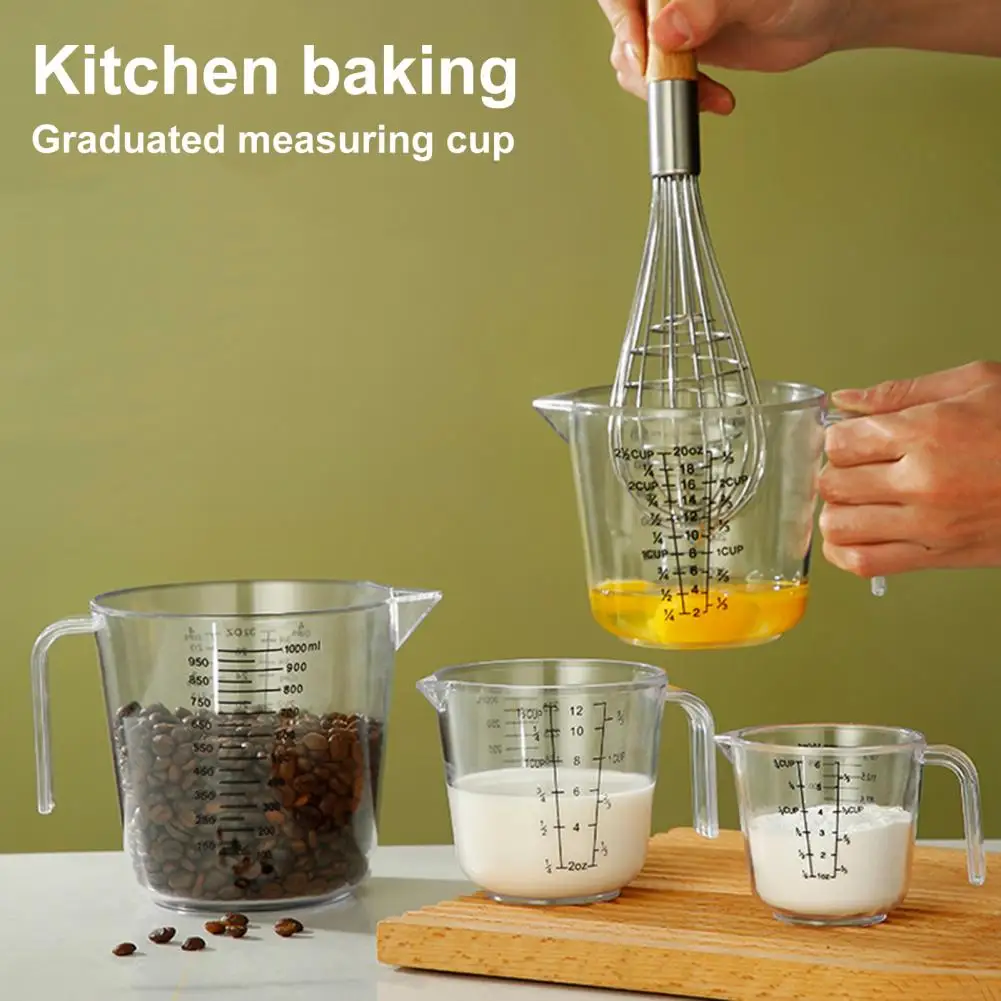 150ml/300ml/600ml/1000ml Baking Liquid Measuring Cups BPA Free Liquid Measuring Cup Volumetric Container Tool Kitchen Supplies