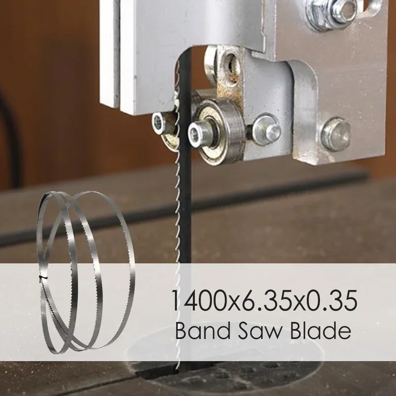 Serra de fita de madeira para ferramentas de madeira, Acessórios para Fox Charnwood e Eletrônicos, Lâmina de serra de fita 1400mm, 1400x6.35x0.35mm,