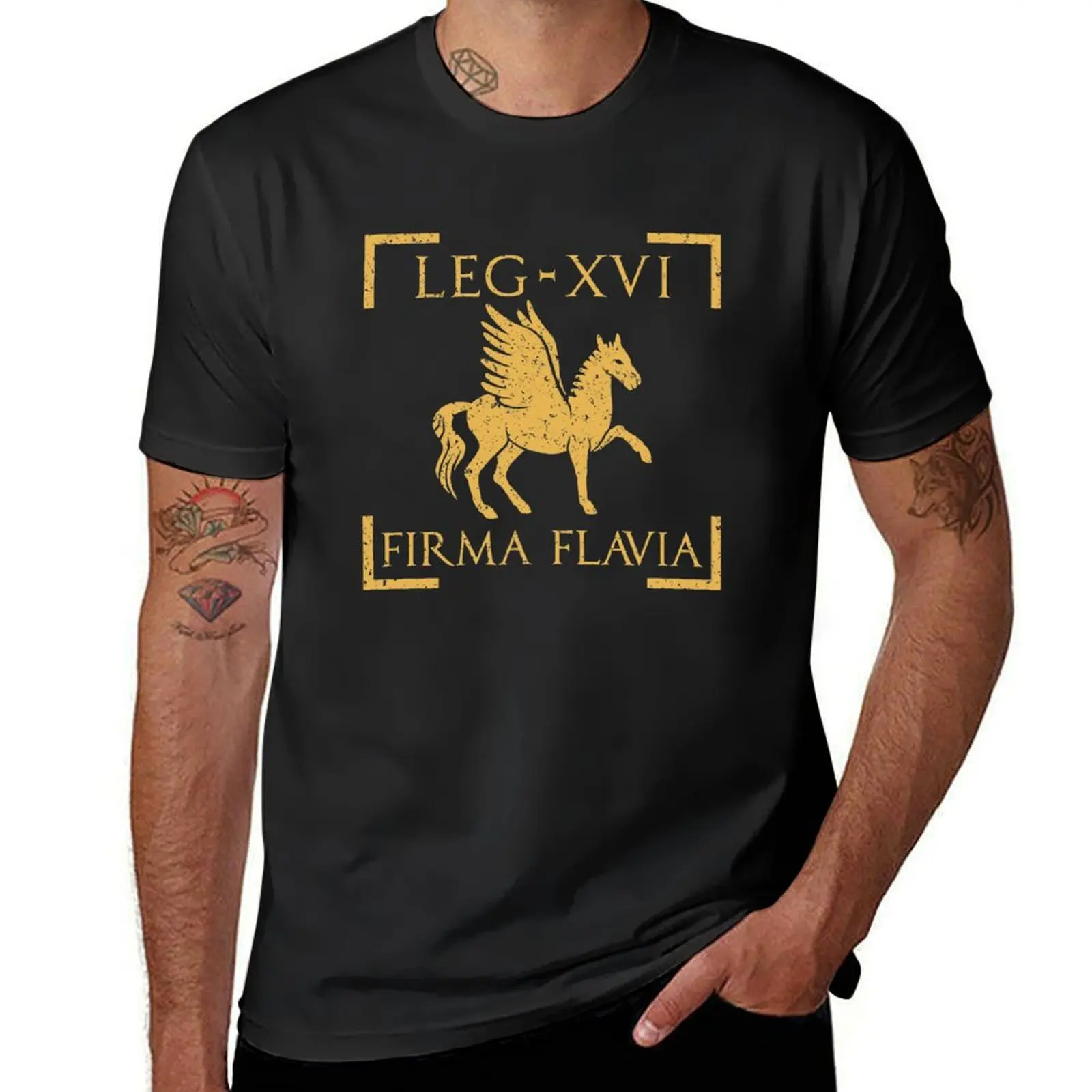 

Legio XVI Flavia Firma Pegasus Emblem Roman Legion T-Shirt for a boy boys animal print men graphic t shirts