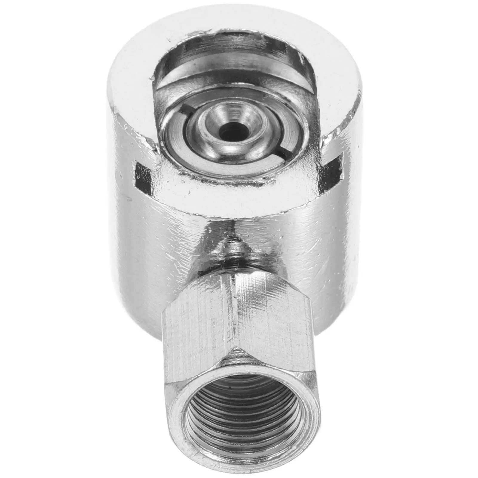

1Pcs Button Grease Fitting Adapter Hydraulic Coupler Replacement Attachment For Oil Soft Hose Fittings