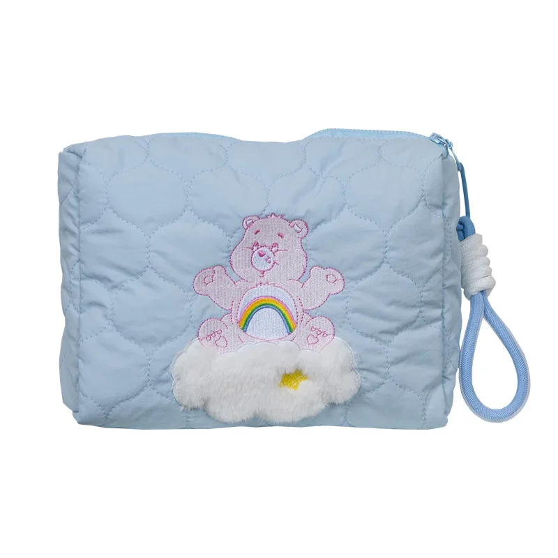 Genuine Carebears Care Bears Cosmetic Storage Bag Portable Cute Storage Bag Ins Fashion Liner Bag