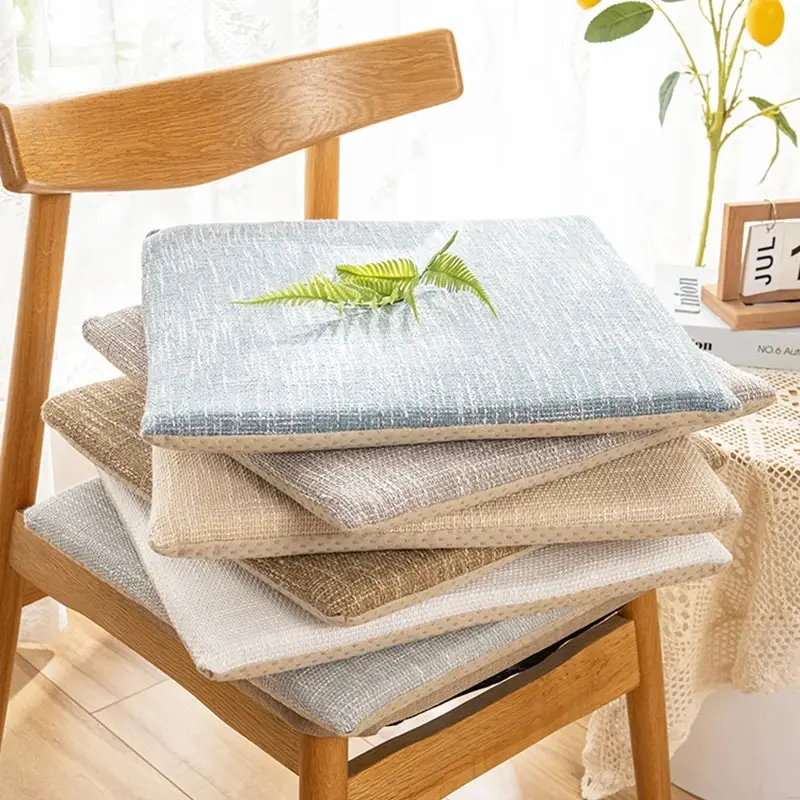 Cojín para silla de viento de lino