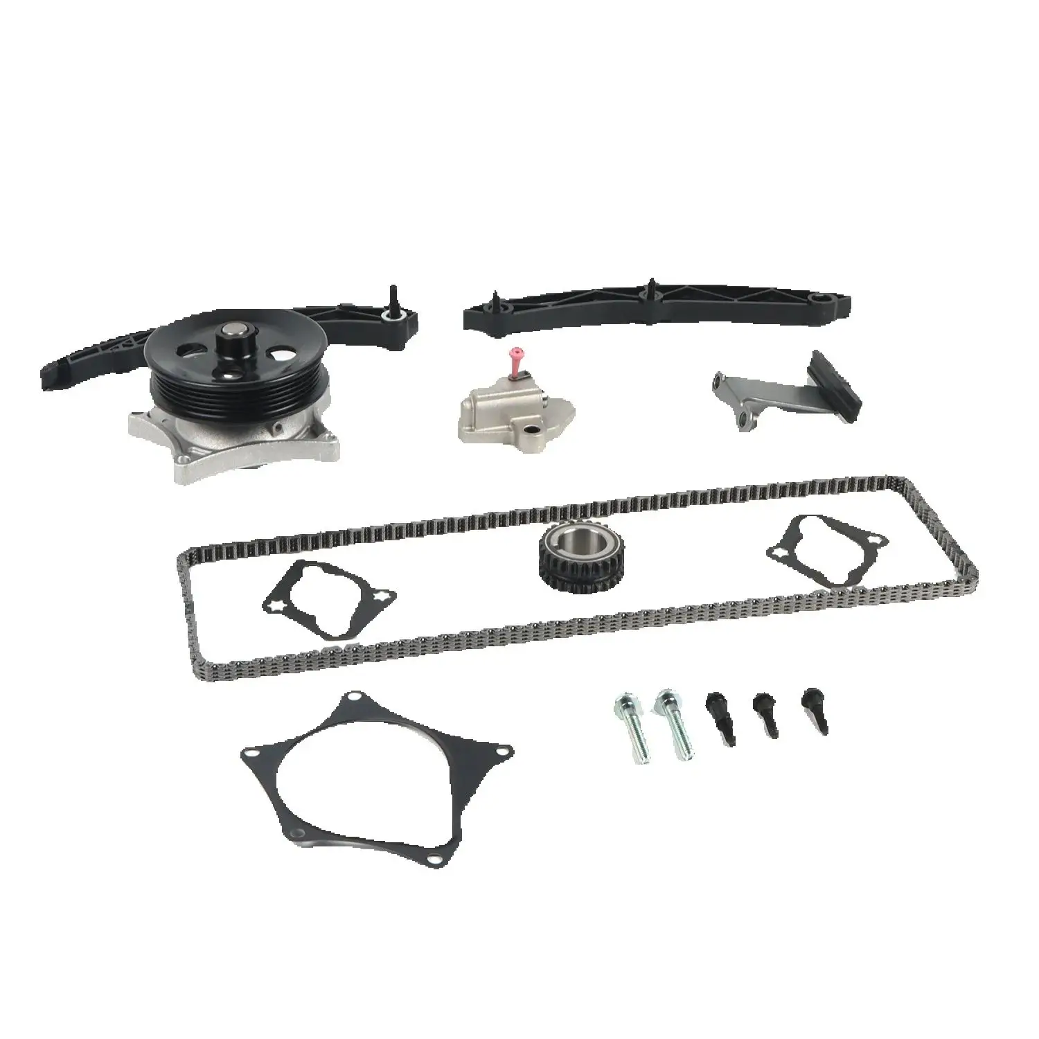 

1 комплект водяного насоса цепи ГРМ 12644776 для Chevrolet Malibu Cruze 2016-2020 LUV 1,4 л 1,5 л