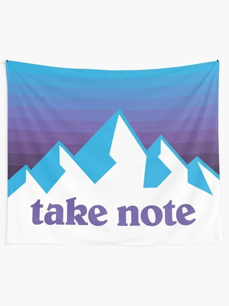 Take Note mountains 90s Tapestry Korean Room Decor Hanging Wall Room Aesthetic Tapestry