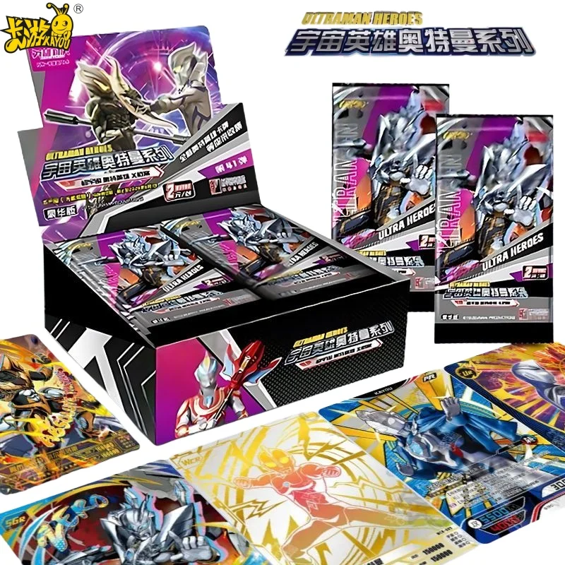 

KAYOU Genuine Universe Ultraman Series Deluxe Edition Card Anime Peripheral Children's Collection Toy Card Gift Original Box