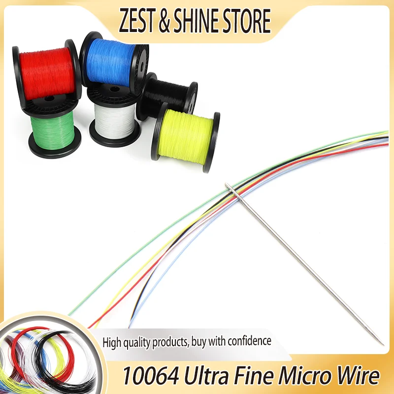 

10064 Flexible Wire - 26~40AWG FEP Insulated Cable | Heat & Chemical Resistant for Automotive Electronics