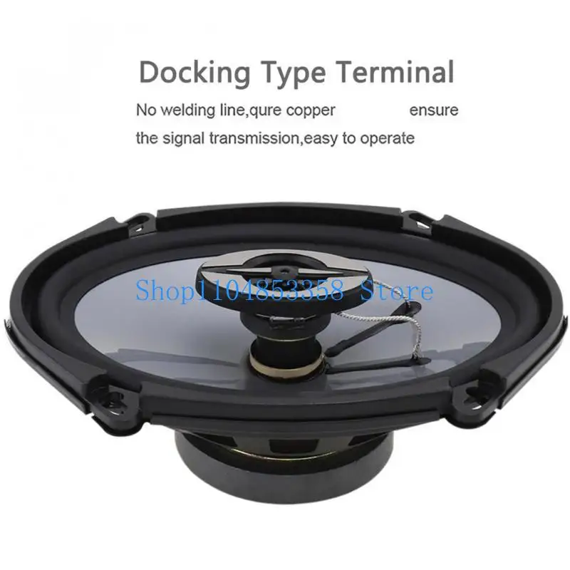 High Sensitivity 91dB HiFi Car Loudspeakers 50W Coaxial Stereo Systems with Deep Bass&Crisp Treble Wide Frequency Range