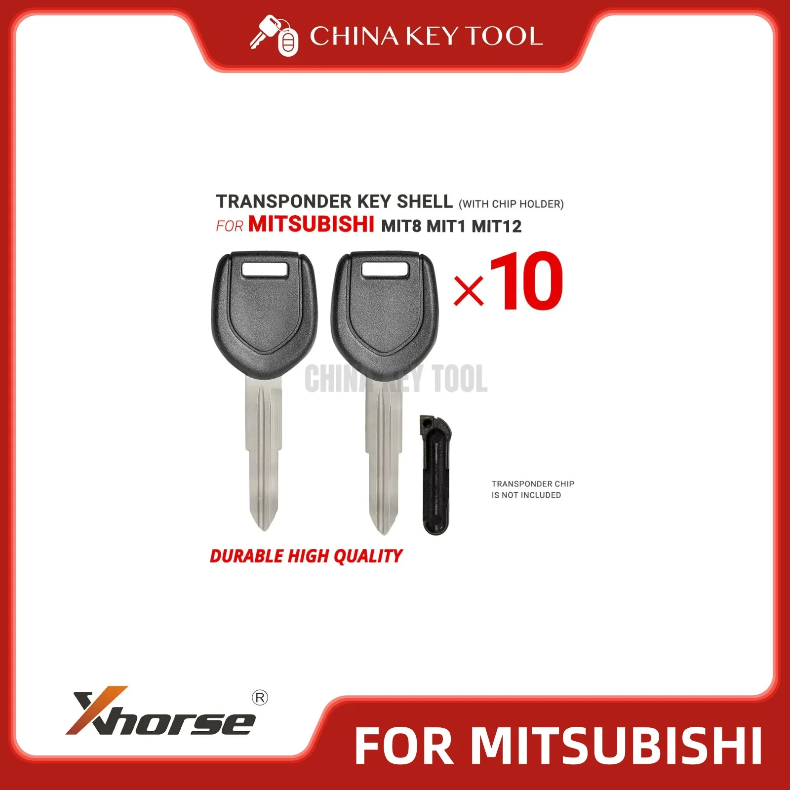 

10X корпус ключа транспондера с лезвием MIT8 MIT1 MIT12 для Mitsubishi