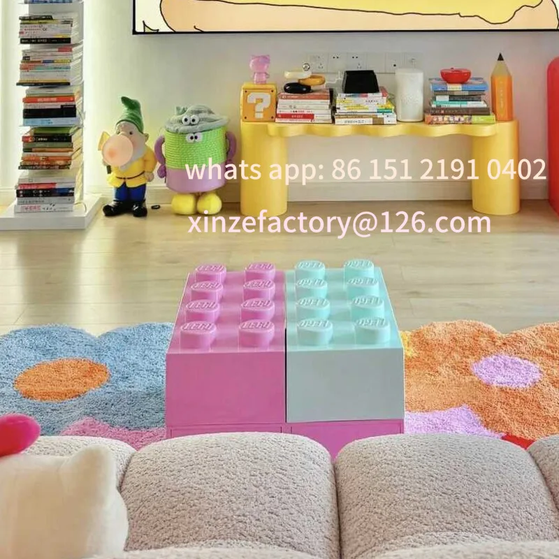 

Customizable Pudełko do przechowywania klocków, dekoracja salonu, stolik boczny, salon, przechowywanie