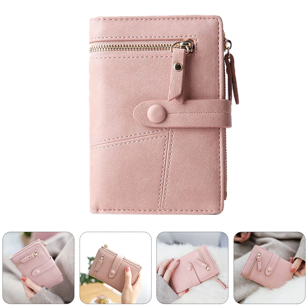 

1Pcs Women Coin Wallet PU Coin Pouch Change Holder Small Zipper Bag for Coins Cards Photos USB Cables Travel Gift