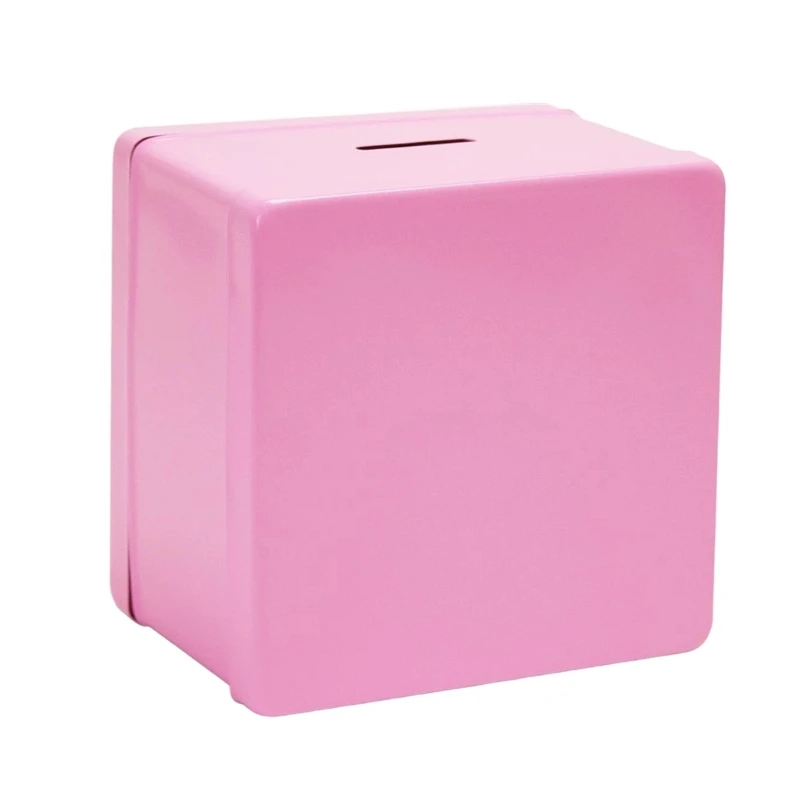 Metalen geldmuntreservedoos met toegang voor kinderen Geldbeheer Leren verjaardagscadeau 15UB