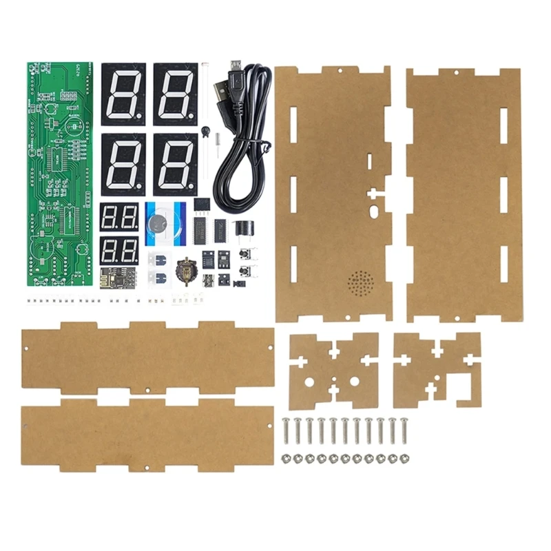 Wireless ESP8266 Controlled 8 Digit LED Clock set for Home & Office Decorations